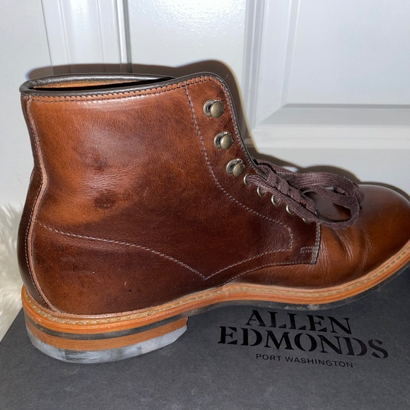 Allen Edmonds Higgins Mill Weather Proof Boot Men’s Size 9.5 D Brown - Picture 6 of 16